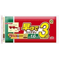 ママー　早ゆでスパゲティ　チャック付結束タイプ〈１．６ｍｍ〉　５００ｇ