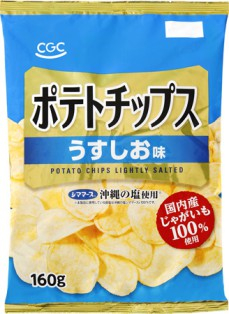 ＣＧＣ　ポテトチップス　うすしお味　１６０ｇ
