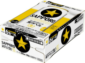 サッポロ　黒ラベル　３５０ｍｌ　２４缶　１ケース