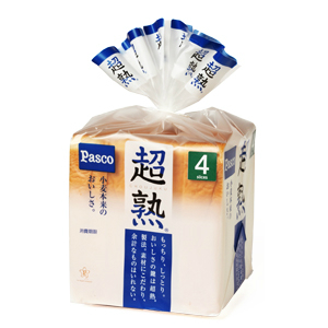 パスコ　超熟食パン　４枚