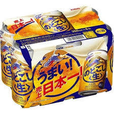 キリン　のどごし〈生〉　３５０ｍｌ　６缶パック