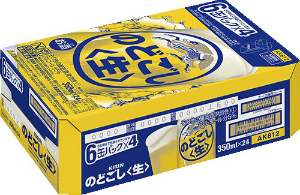 キリン　のどごし〈生〉　３５０ｍｌ　２４缶　１ケース