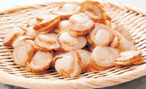 青森県産原料使用　蒸しほたて〈生食用・解凍〉　１００ｇ