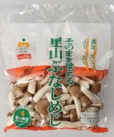 長野県産　ミスズライフ　カットぶなしめじ　２２０ｇ入・１袋