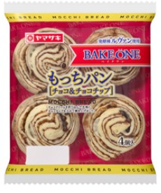 ヤマザキ　ＢＡＫＥＯＮＥ　もっちパン（チョコチップ入り）　４個入