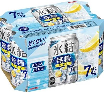 キリン　氷結　無糖レモン７％　３５０ｍｌ　６缶パック