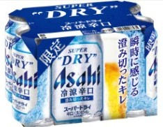 アサヒ　スーパードライ　冷涼辛口　３５０ｍｌ　６缶パック